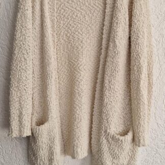 M - Only vest bouclé vest creme (1025han)