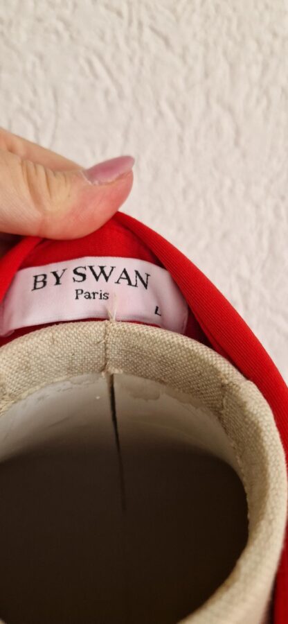 L - By Swan rode jurk (1025bak) - Afbeelding 6