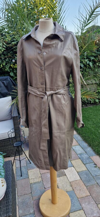 L - Only vegan leren jurk lichtbruin (1025bak) - Afbeelding 3
