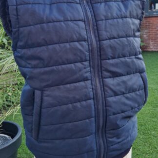 M - Zara man bodywarmer marineblauw (1025bak)