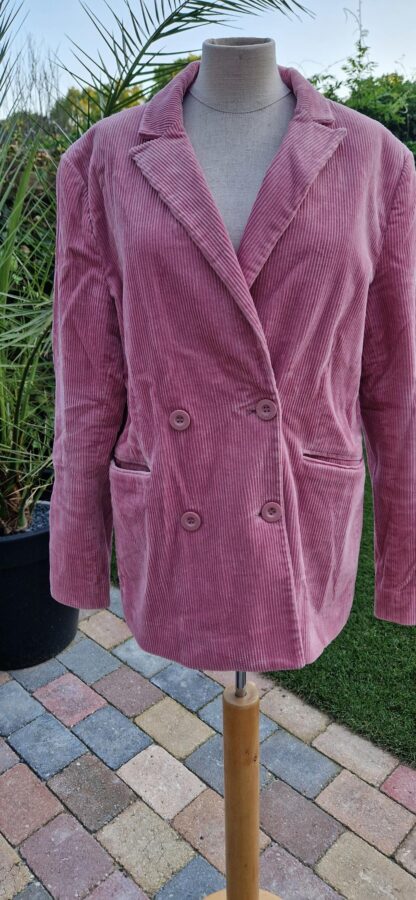 40 - Steps blazer rib roze (1025bak)