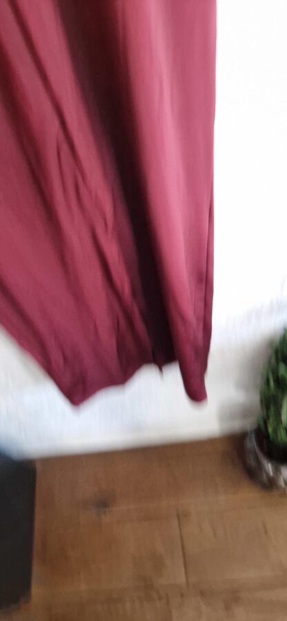 XS/34 - Shein maxi feestjurk wijnrood (1025did) - Afbeelding 6