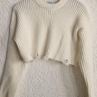 XS - Bershka trui wit als nieuw (1025did)