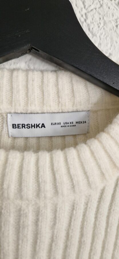 XS - Bershka trui wit als nieuw (1025did) - Afbeelding 3