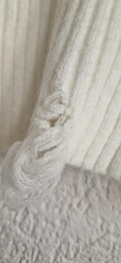 XS - Bershka trui wit als nieuw (1025did) - Afbeelding 5