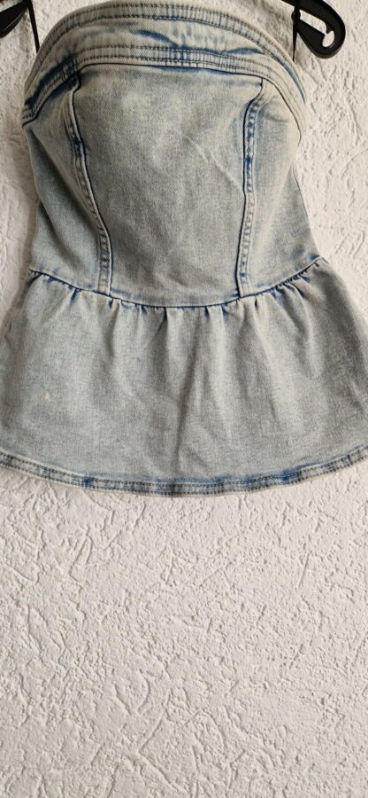 XXS - Divided jeans top strapless (1025did5) - Afbeelding 2