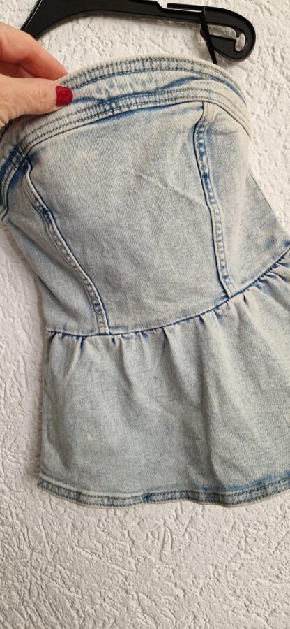 XXS - Divided jeans top strapless (1025did5)