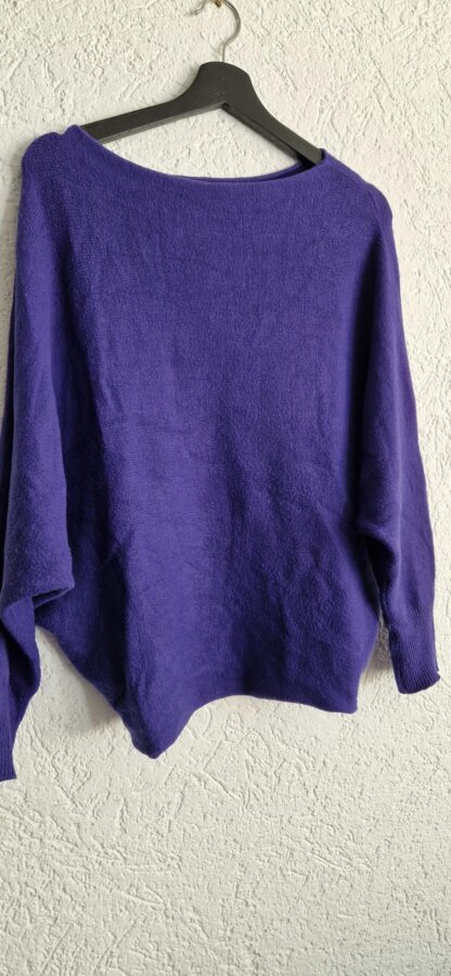 M/L - Vleermuismouw trui paars (1025did5) - Afbeelding 3