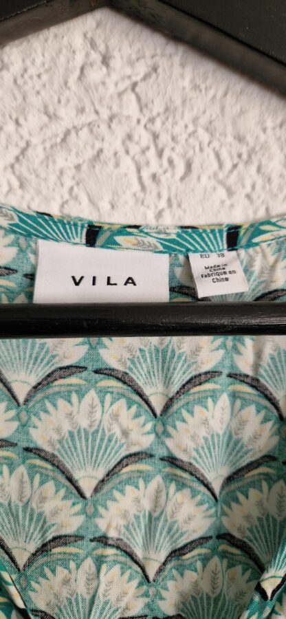 38 - Vila jurk groen print (1025did5) - Afbeelding 4