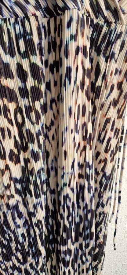 S - H&M jurk print in ecru paars lila (1025did5) - Afbeelding 4