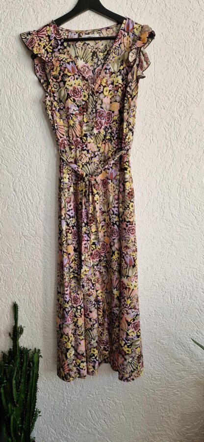 38 - Only jurk bloemen met ceintuur (1025did5)