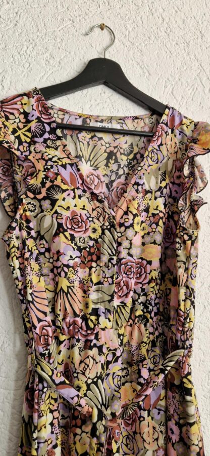 38 - Only jurk bloemen met ceintuur (1025did5) - Afbeelding 3