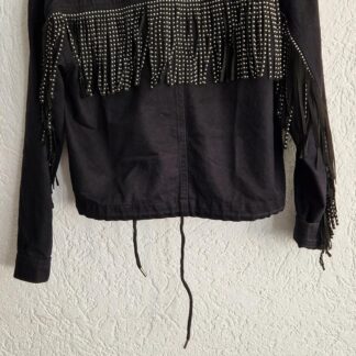 XS - Seven Sisters denim zwart jack (1025did2)