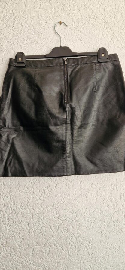 XL - Cotton Club vegan leren rok zwart (1025did5) - Afbeelding 4