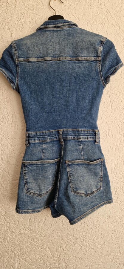 XS - Bershka spijkerpak korte pijp (1025did5) - Afbeelding 4
