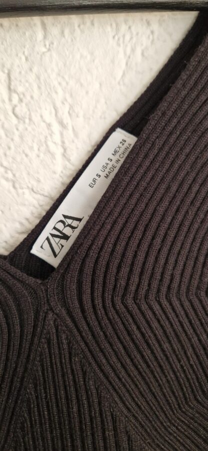 S - Zara zwarte top (1025did5) - Afbeelding 4