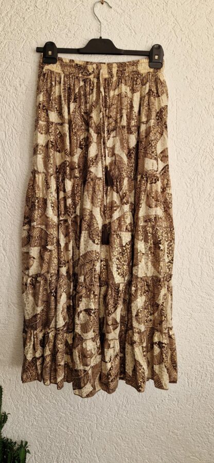 36 40 - Purple Queen rok bruinbeige goud (1025did5)