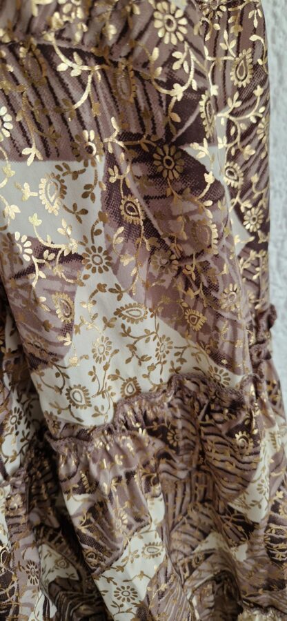 36 40 - Purple Queen rok bruinbeige goud (1025did5) - Afbeelding 5