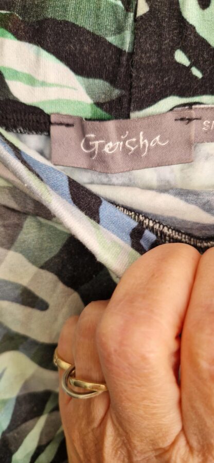 S - Geisha rok kleurtjes groen (1025did5) - Afbeelding 3