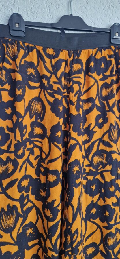 M - Desires broek print oker zwart (1025vi) - Afbeelding 3