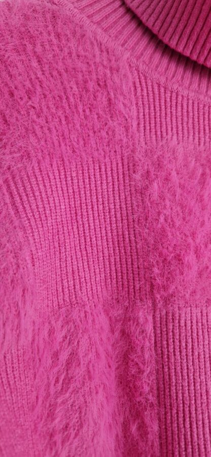 M - Roze trui met zachte vlakken (1025vi) - Afbeelding 4
