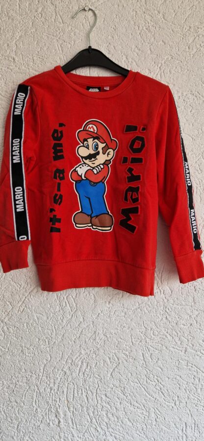 122 - Super Mario sweater rood (1025jac)