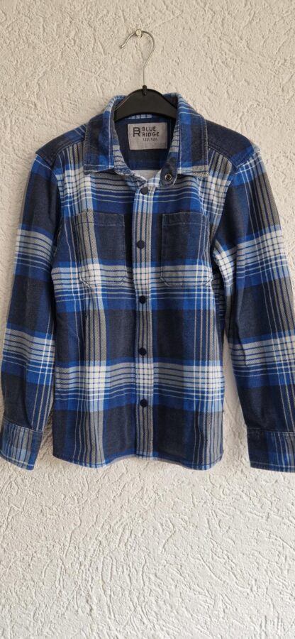 122 128 - Blue Ridge geruite blouse (1025jac)