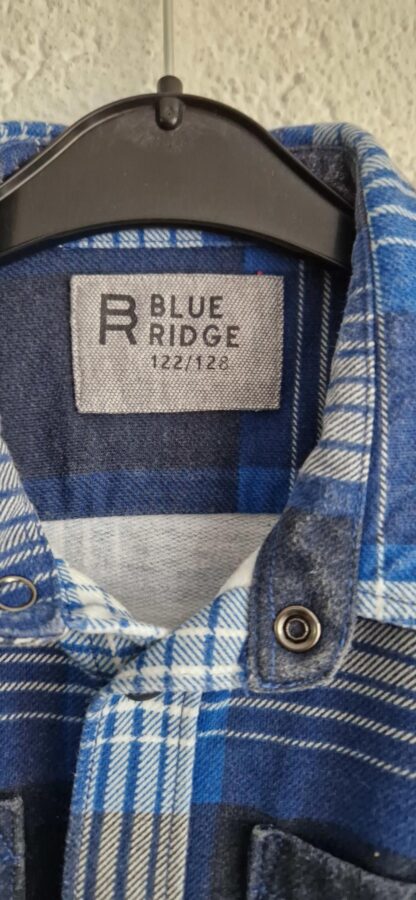 122 128 - Blue Ridge geruite blouse (1025jac) - Afbeelding 3