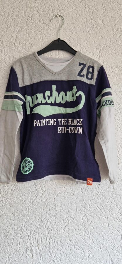 116 122 - Z8 shirt grijs blauw (1025jac)