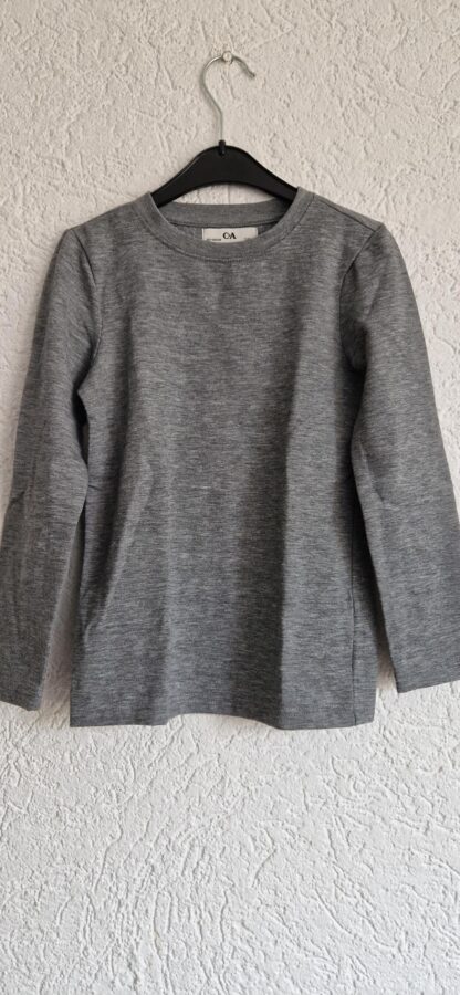 122 - C&A thermoshirt grijs (1025jac)