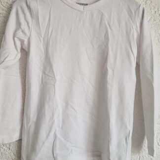 110 116 - Zeeman basic wit shirt (1025jac)