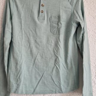 122 128 - Hema shirt mintgroen zakje (1025jac)