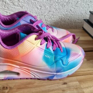 34 - Skechers kleurtjes roze blauw pastels (1025jac)