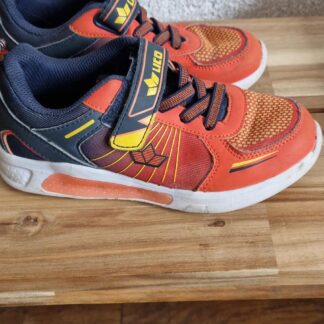 31 - Lico lichtjes sneakers oranje grijs (1025jac)