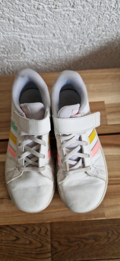 33 - Adidas sneakers pastel wit (1025jac) - Afbeelding 2