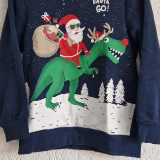 122 - C&A kerstsweater dino (1025jac)