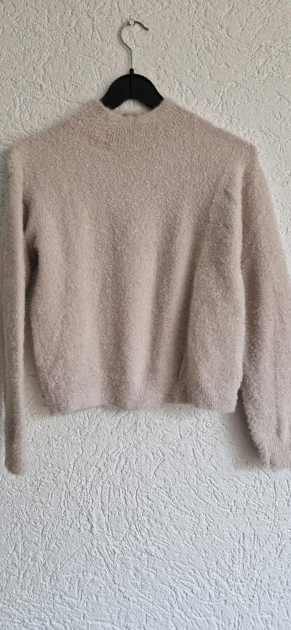 146 - C&A trui zachtroze glitter (1025jac)