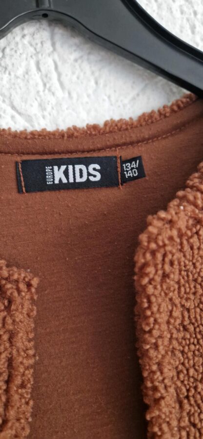 134 140 - Europe Kids gilet bruin borg (1025jac) - Afbeelding 3