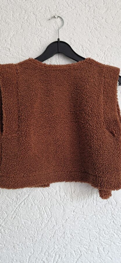 134 140 - Europe Kids gilet bruin borg (1025jac) - Afbeelding 4