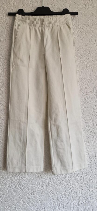 140 - WE broek flare straight roomwit (1025jac)
