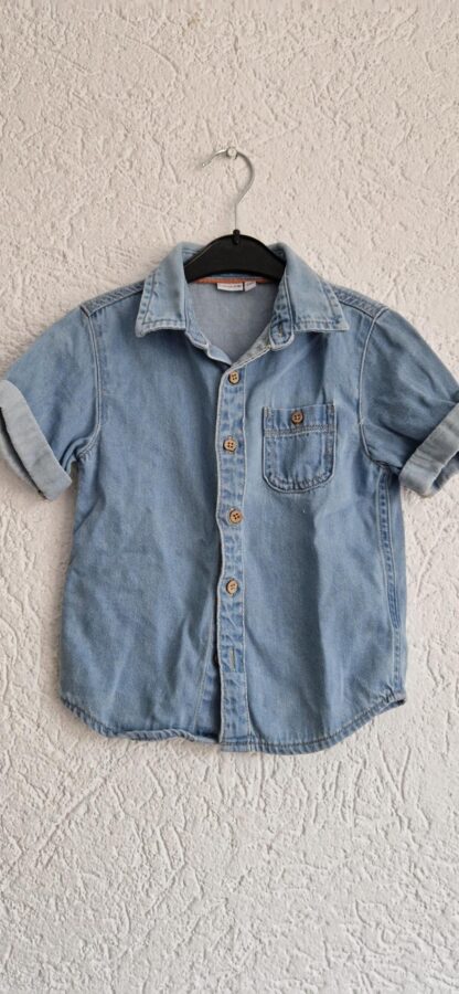 110 - Prenatal denim blouse blauw (1025jac)