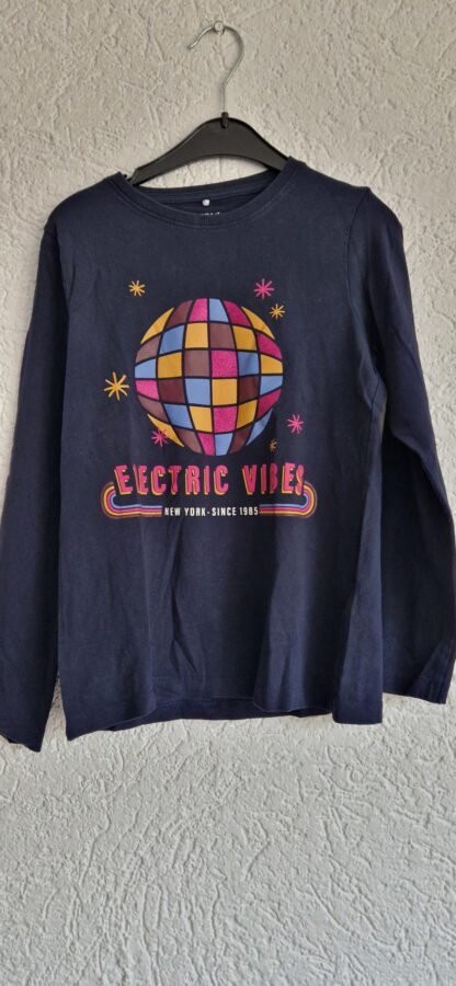 134 140 - Name It shirt electric vibes (1025jac)