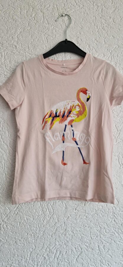 122 128 - Name It shirt flamingo (1025jac)