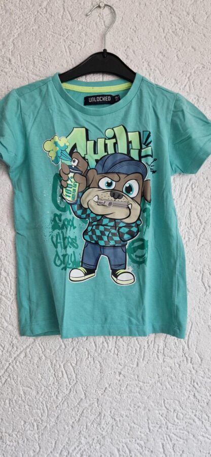 116 122 - Unlocked shirt grappige print (1025jac)