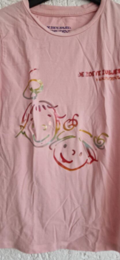 134 140 - 4President shirt roze print (1025jac) - Afbeelding 3