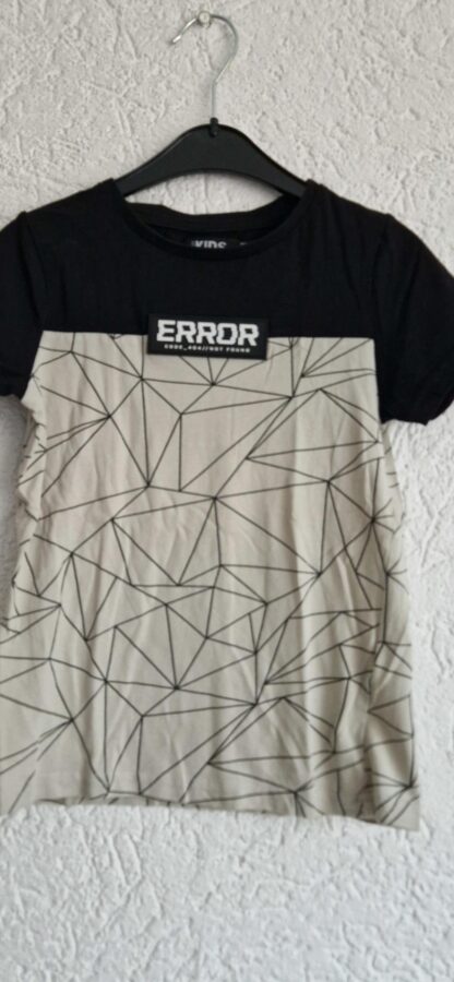 110 116 - Europe Kids shirt grijs print error (1025jac)