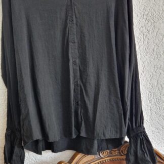XL - Refined zwarte blouse (1025bak)