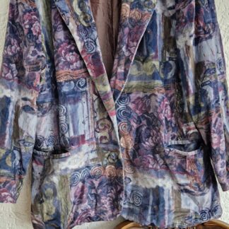 M/L - Vintage blazer velvet (1025bak)