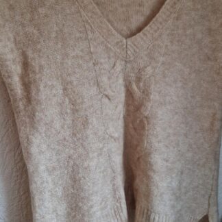 L - YaYa mouwloze trui beige (1025bak)