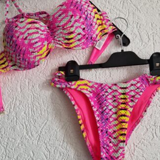 XS - Primark bikini roze kleurtjes nieuw (1125did1)